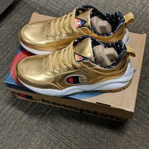 Champion Gold Sneakers